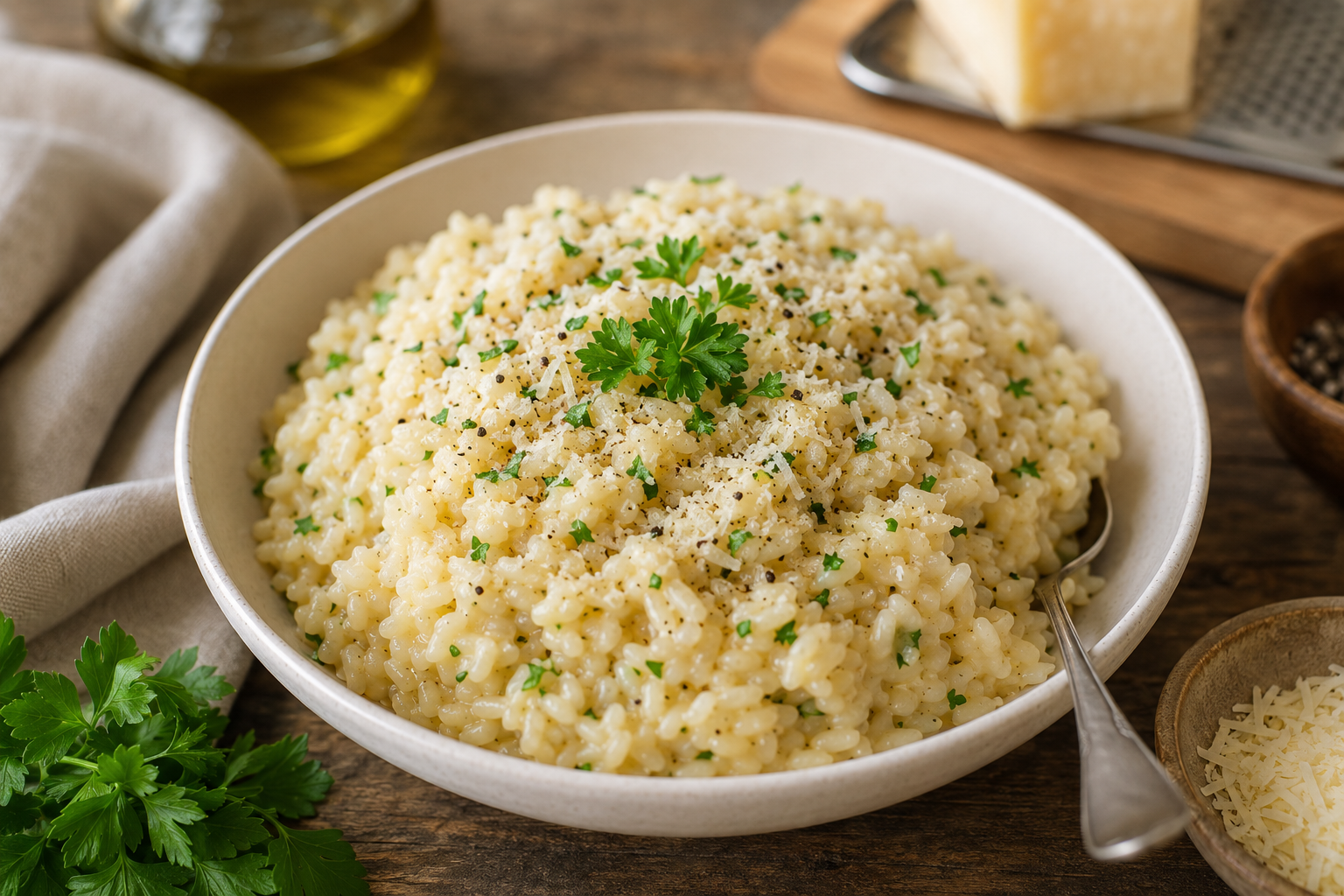 Creamy Bone Broth Basmati Rice