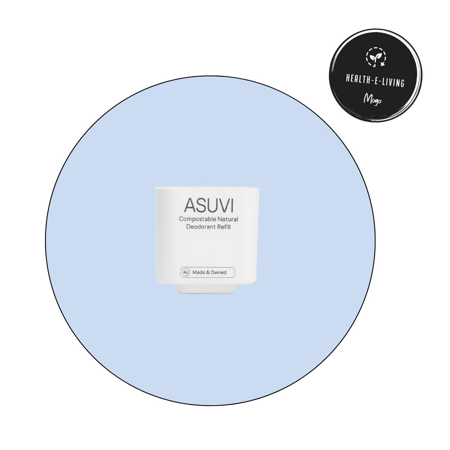 Natural Deodorant Refill – Sensitive Unscented (Fragrance-Free)