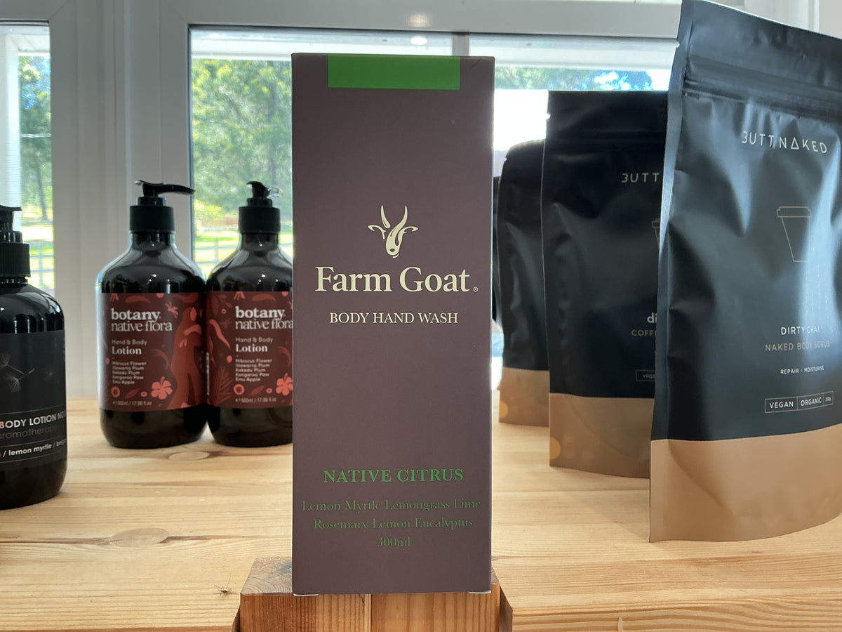 Farm Goat Body Hand Wash Native Citrus 300ml - Glass