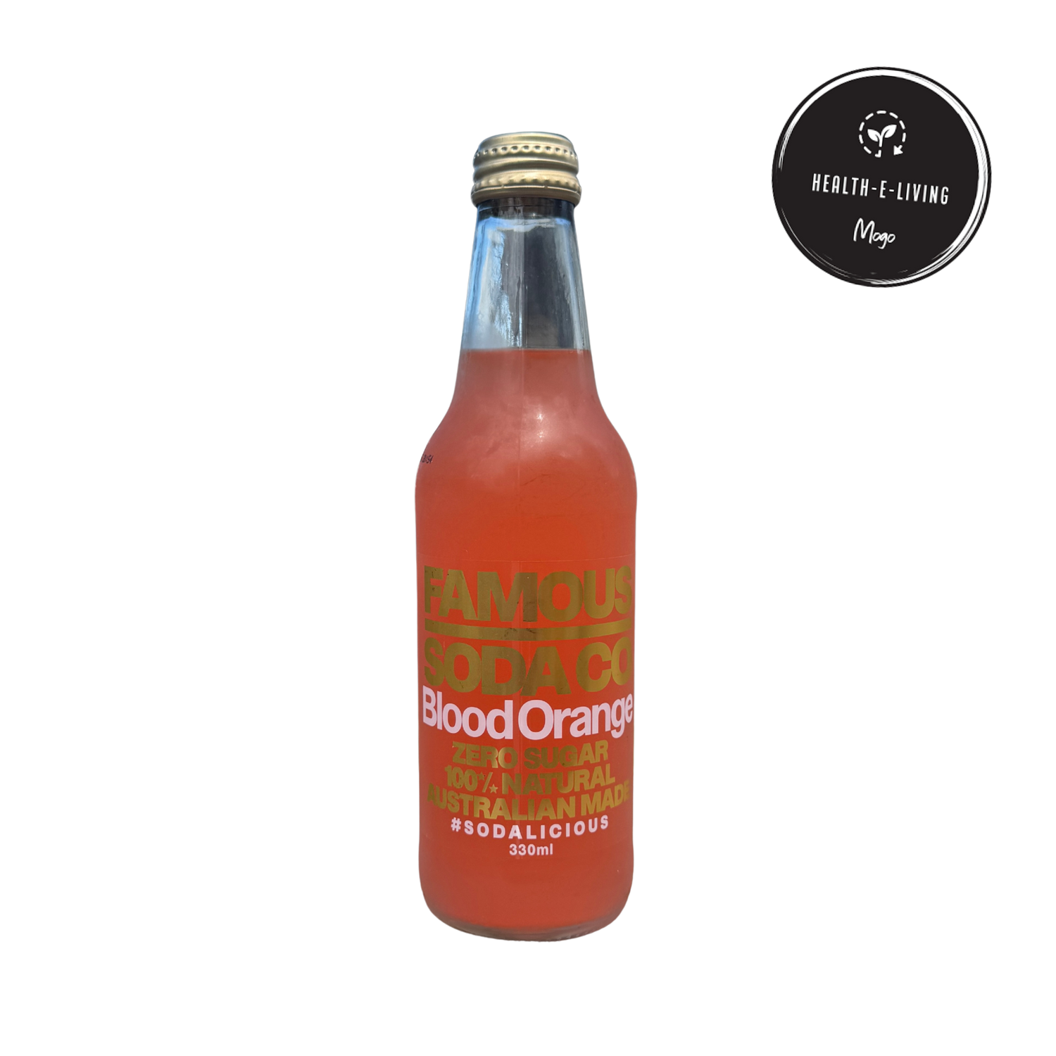 Natural, Zero-Sugar Blood Orange Soda