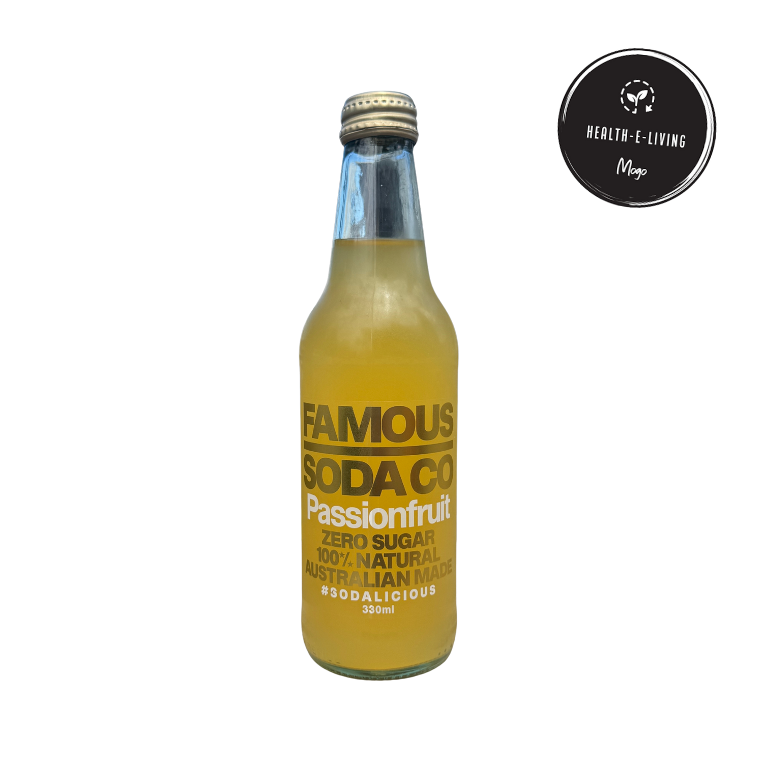 Natural, Zero-Sugar Passionfruit Soda