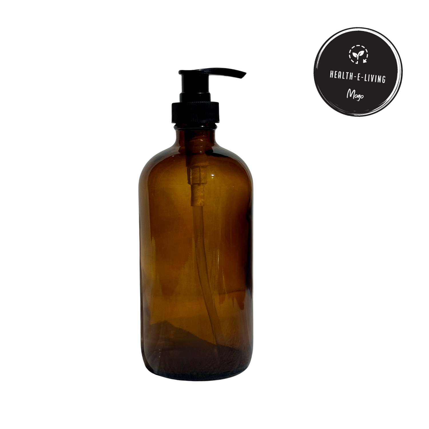 Glass Bottle with Pump Top