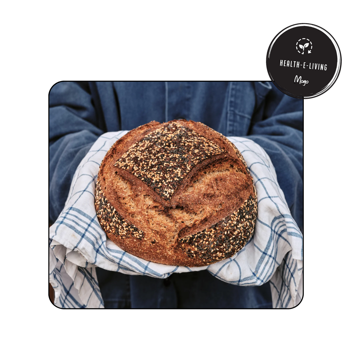 Healthy Low-Gluten Spelt and Khorasan Loaf