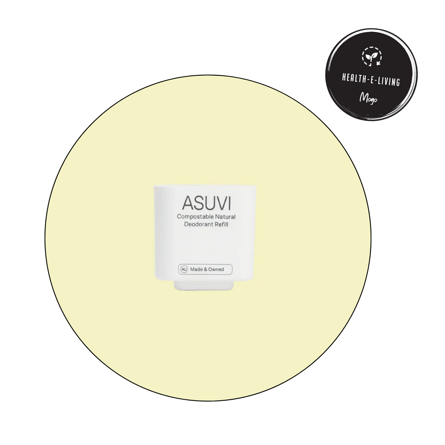 Natural Deodorant Refill – Sensitive Bergamot Tangerine (Bicarb-Free)