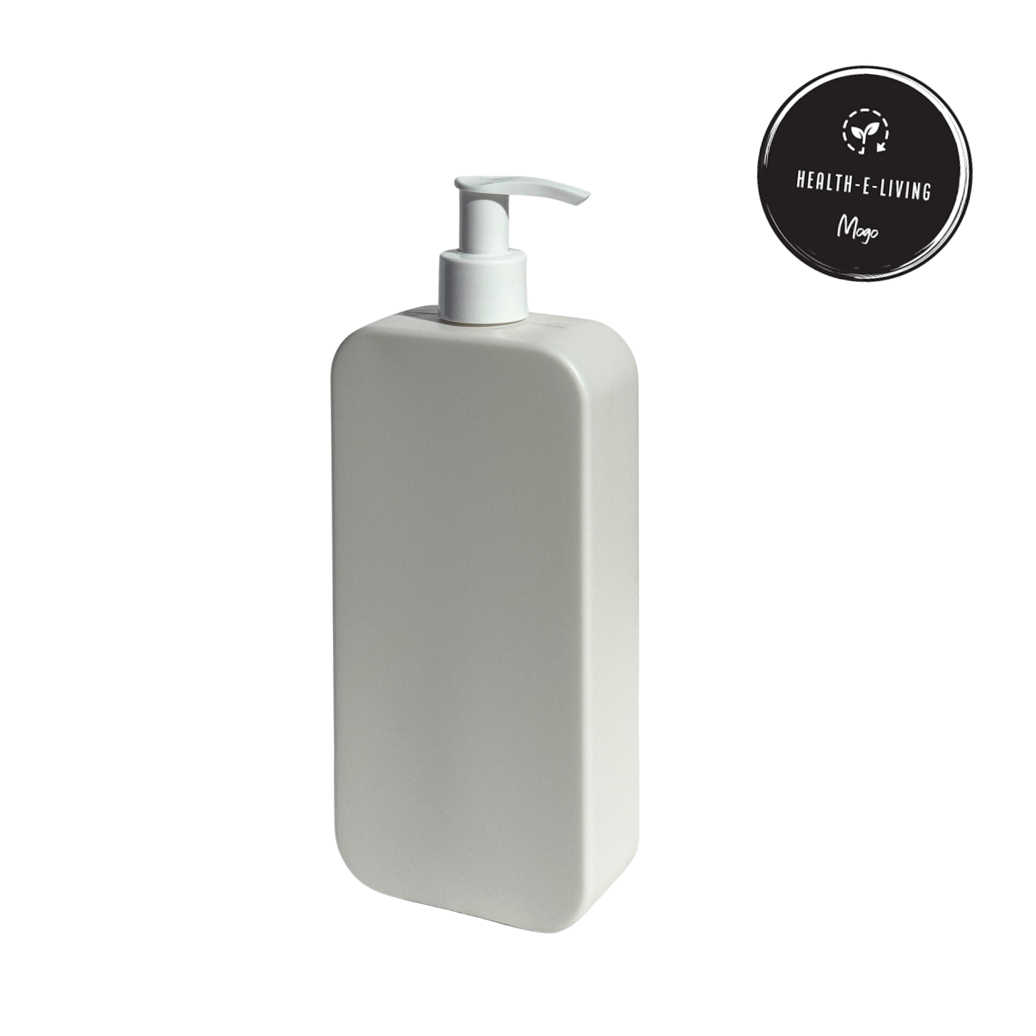 Plastic Pump Bottle - White