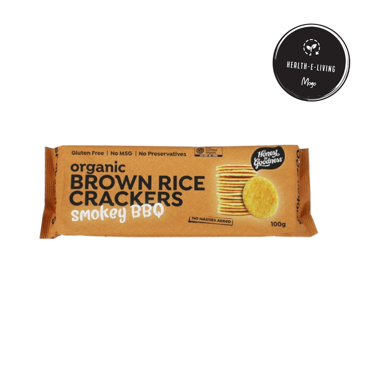 Brown Rice Crackers BBQ