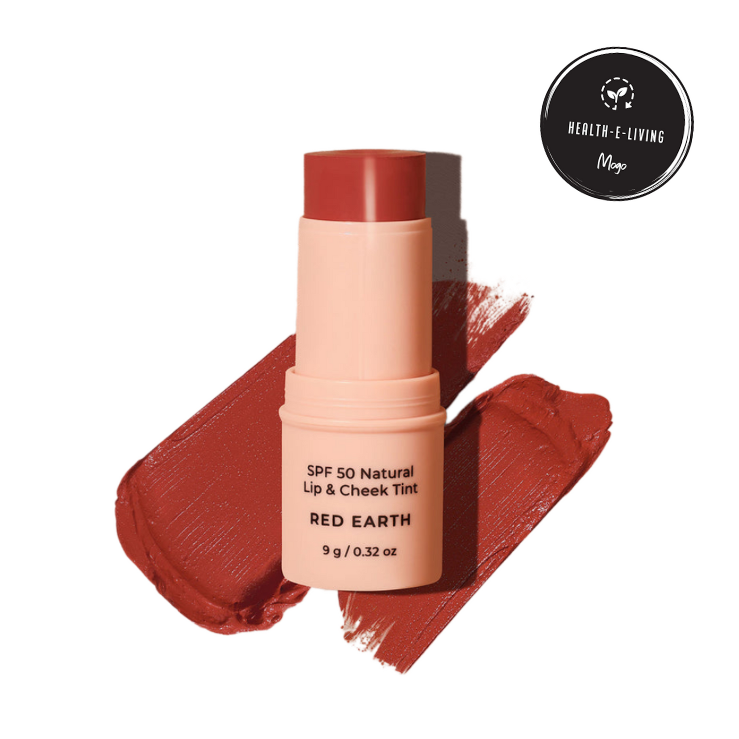 Spf 50 Natural Lip & Cheek Tint Red Earth