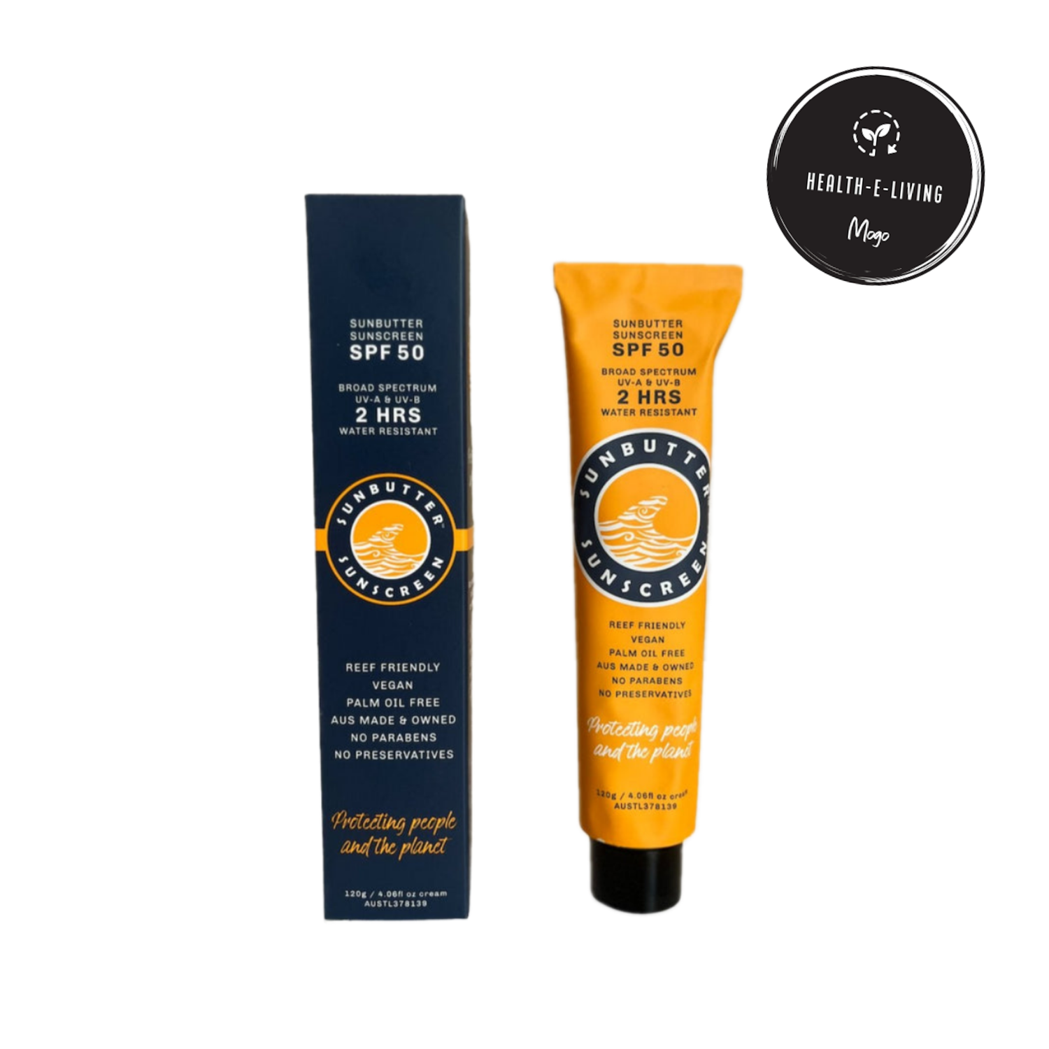 SunButter Skincare SPF50 Tube - 120g