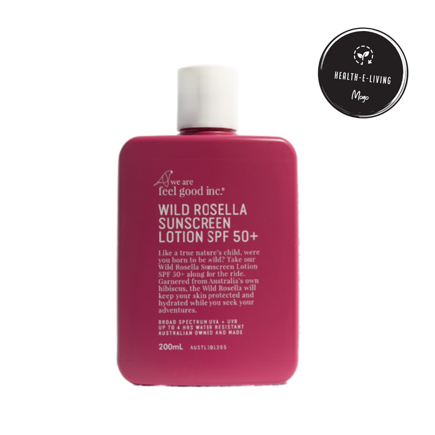 We Are Feel Good Sunscreen - Wild Rosella 200ml