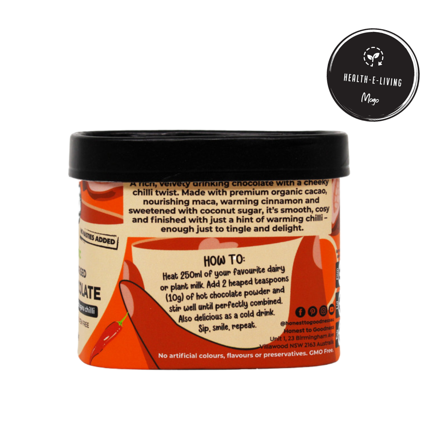 Organic Hot Chocolate -Chilli Infused