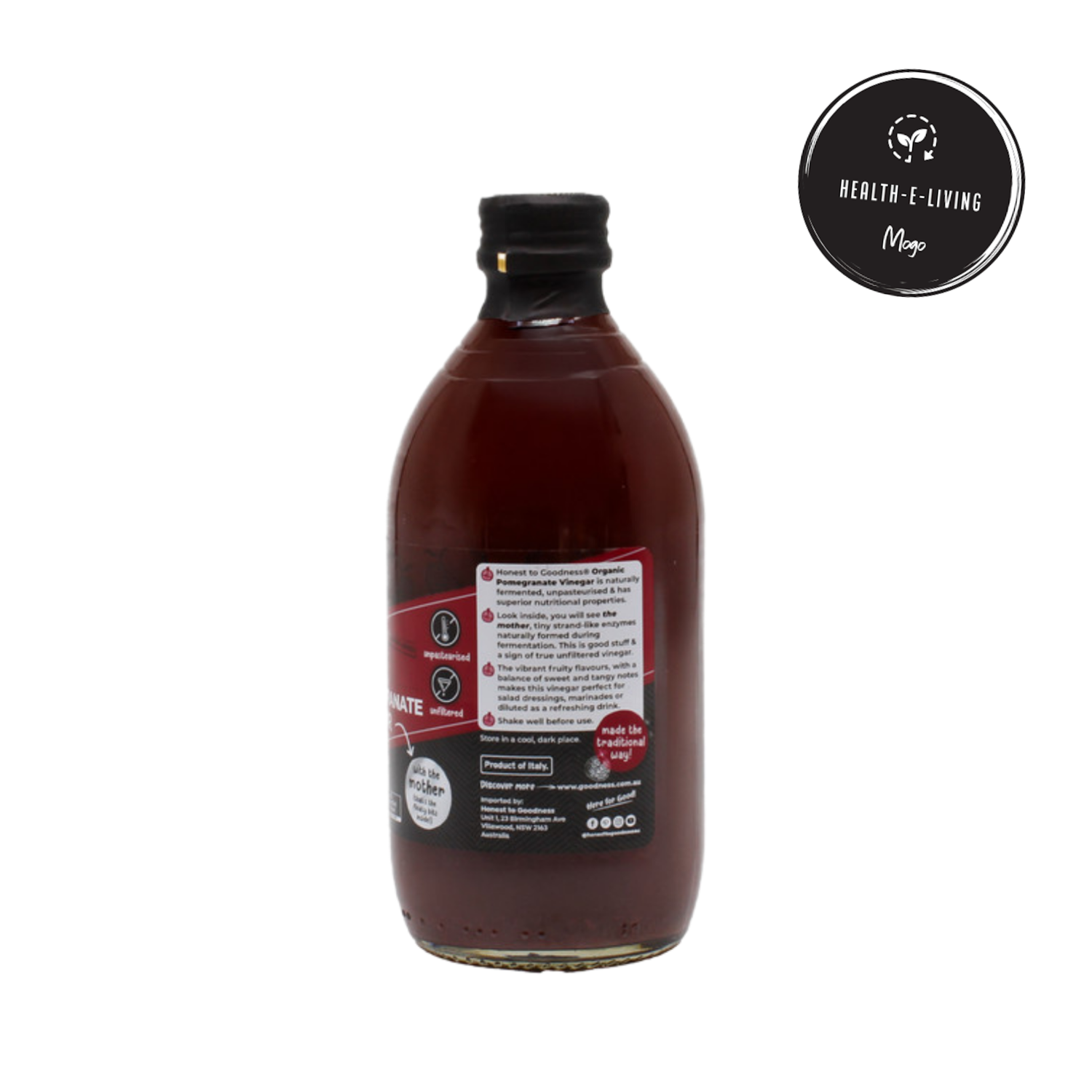 Pomegranate Vinegar - Organic 500ml